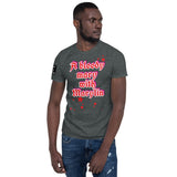 A bloody mary with Marylin - Short-Sleeve Unisex T-Shirt METALLINE MATHERS