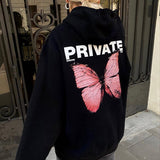 Butterfly Sweatshirt Hoodies METALLINE MATHERS