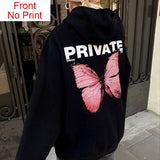 Butterfly Sweatshirt Hoodies METALLINE MATHERS
