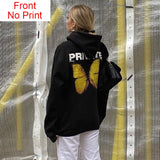 Butterfly Sweatshirt Hoodies METALLINE MATHERS