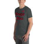 Crazy Alex - Short-Sleeve Unisex T-Shirt METALLINE MATHERS