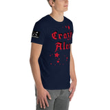 Crazy Alex - Short-Sleeve Unisex T-Shirt METALLINE MATHERS