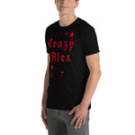 Crazy Alex - Short-Sleeve Unisex T-Shirt METALLINE MATHERS