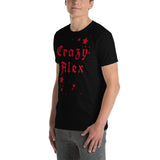 Crazy Alex - Short-Sleeve Unisex T-Shirt METALLINE MATHERS