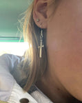 Cross Earrings METALLINE MATHERS