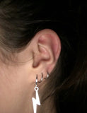 Flash steel Earrings METALLINE MATHERS