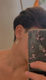 Flash steel Earrings METALLINE MATHERS