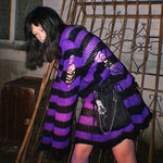 Gothic Punk Pullover METALLINE MATHERS