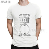 Music instrument Patent TShirt METALLINE MATHERS