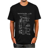 Music instrument Patent TShirt METALLINE MATHERS