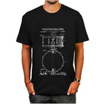 Music instrument Patent TShirt METALLINE MATHERS
