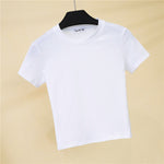 Orange Crop Top T-Shirt METALLINE MATHERS