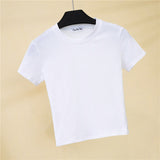 Orange Crop Top T-Shirt METALLINE MATHERS
