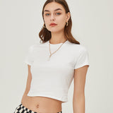 Orange Crop Top T-Shirt METALLINE MATHERS