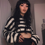 Pull rayures punk METALLINE MATHERS