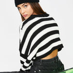Pull rayures punk METALLINE MATHERS