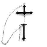 Punk Black Cross METALLINE MATHERS