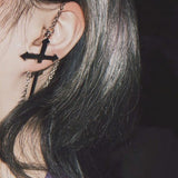 Punk Black Cross METALLINE MATHERS