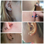 Punk Earring Stainless METALLINE MATHERS