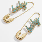 Punk Pin Earrings METALLINE MATHERS