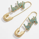 Punk Pin Earrings METALLINE MATHERS