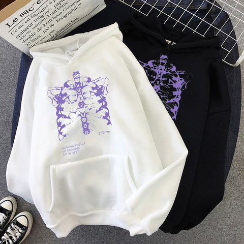 Skull Bones Hoodied Sweatshirts - METALLINE MATHERS