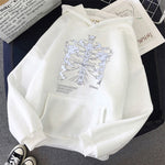 Skull Bones Hoodied Sweatshirts - METALLINE MATHERS