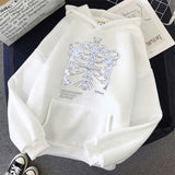 Skull Bones Hoodied Sweatshirts - METALLINE MATHERS