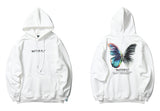 Sweatshirt Hoodie Color Butterfly METALLINE MATHERS