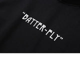 Sweatshirt Hoodie Color Butterfly METALLINE MATHERS