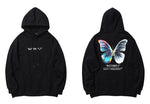 Sweatshirt Hoodie Color Butterfly METALLINE MATHERS