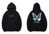 Sweatshirt Hoodie Color Butterfly METALLINE MATHERS