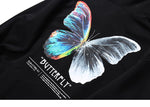 Sweatshirt Hoodie Color Butterfly METALLINE MATHERS