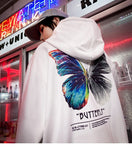 Sweatshirt Hoodie Color Butterfly METALLINE MATHERS