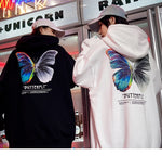 Sweatshirt Hoodie Color Butterfly METALLINE MATHERS
