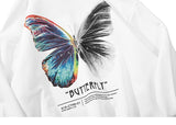 Sweatshirt Hoodie Color Butterfly METALLINE MATHERS