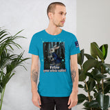 T-Shirt Short-Sleeve Unisex - White rabbit METALLINE MATHERS