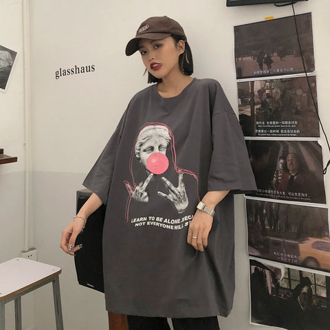 Tshirt Streetwear Oversized Art METALLINE MATHERS