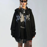 Zipper Butterfly Sweatshirt METALLINE MATHERS